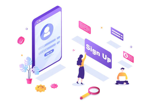 Signup Illustration
